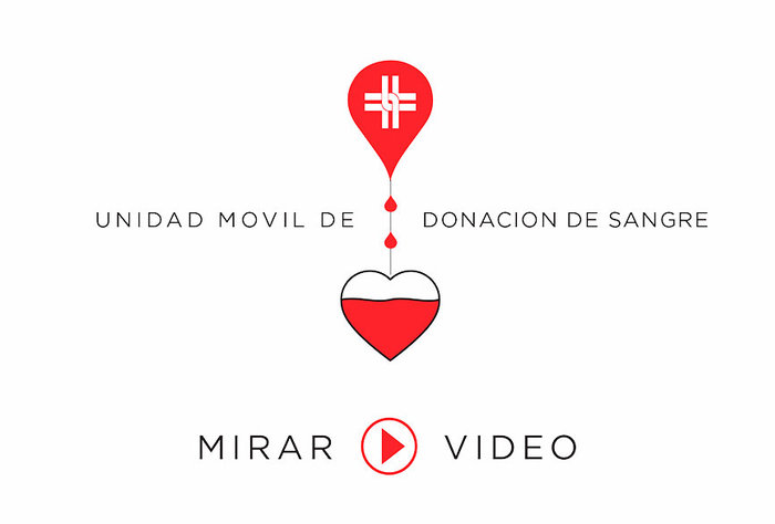 Unidad móvil de donación de sangre