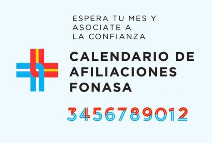 Calendario de afiliaciones FONASA 2023