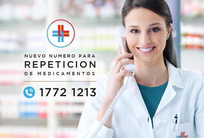 Repetición telefónica de medicamentos, pediátrica y de adultos