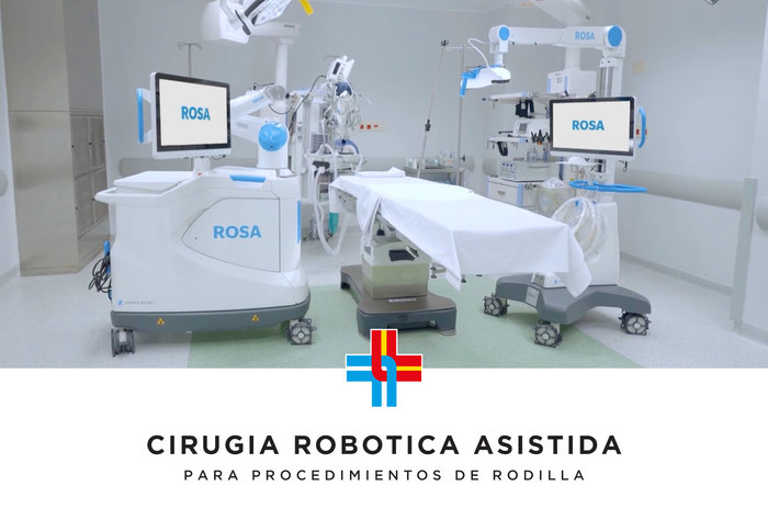 Cirugía robótica para procedimientos de rodilla